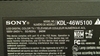 Picture of LJ94-02669H, 1-857-496-11, 180290311, 46NU_MB4C6LV0.7, S2669H9D07CG, MODEL # KDL-46W5100, TVPARTS