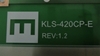 Picture of 6632L-0153D, KLS-420CP-E, LG, MODEL #  M420CE, S1600, TVPARTS