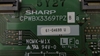 Picture of CPWBX3369TPZ, CPWBX3369TPZBA, 61-04699U, NCMK-M1X, LC-37D6U, LC-37D4U, LC-37D4UJ, LC-37DB5U, SHARP 37 LCD TV TCON BOARD