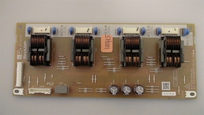 Picture of RUNTKA183WJZZ, QKITF0124SBP2, SY-01718 UA, LC-37D6U, LC-37D4U, LC-37D6U, LC-37DB5U, SHARP 37 LCD TV INVERTER BOARD