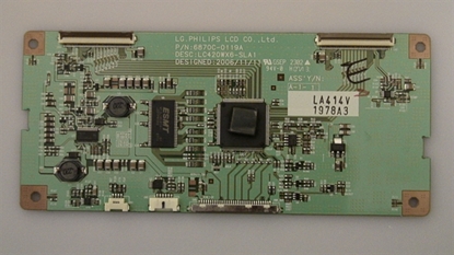 Picture of EAT48916401, EAT48916601, 6870C-0119A, LC420WX6-SLA1, 42LC7D-UB, LG 42 LCD TV TCON BOARD