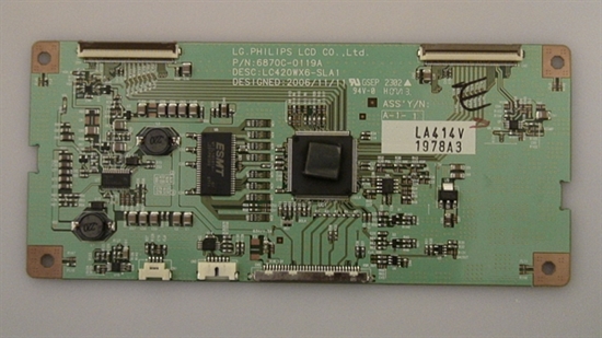 Picture of EAT48916401, EAT48916601, 6870C-0119A, LC420WX6-SLA1, 42LC7D-UB, LG 42 LCD TV TCON BOARD