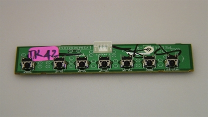 Picture of 75006086, V28A000310A4, V28A000315A0, DS-1107, PE0248, TOSHIBA KEY  BOARD, MODEL # 42HL67, TVPARTS