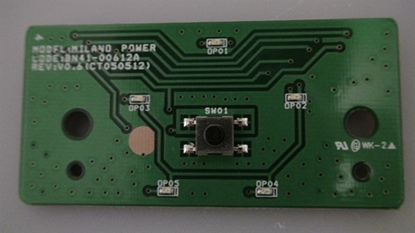 Picture of BN41-00554B, BN41-00612A, BN41-00611A, LN-S4692D, LNS4092D, TV SWITCH BUTTON, SAMSUNG LCD TV SWITCH POWER BUTTON, SAMSUNG 46 LCD TV POWER SWITCH 