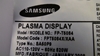 Picture of BN96-05587A, BN96-05587B, SAMSUNG SPEAKER, FP-T5084 SPEAKER, TV SPEAKER, PLASMA TV SPEAKER, FPT5084, FPT5084X,  FPT5094W, FPT5884X, NEB, PFP2