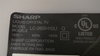 Picture of CEF185A, CD2251, TV KEY BOARD, LCD KEY BOARD, LCD FUNCTION KNOB, SHARP KEY BOARD, LC-26SH10U KEY BOARD, NEB, 69B