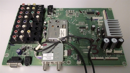 Picture of Toshiba 42" Plasma TV AV Module: 75001615, 23590302A, 23547861, DS-7209, 42HP95, 50HP95, 50HPX95