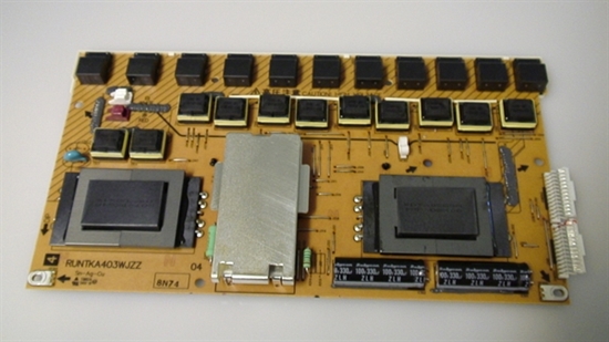 Picture of RUNTKA403WJZZ, 8N74, SHARP INVERTER BOARD, LC-65SE94U INVERTER BOARD, NEB, JN4