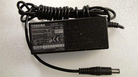 Picture of Toshiba Laptop Charger PA3468U-1ACA for Toshiba Satellite, N18803, E133304, TOSHIBA COMPUTER ADAPTER CHARGE, 15V ADAPTER, NEB, 153AV