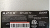 Picture of CPWBX4224TPZD, DUNTK4224TPZD, RUNTK9ZA66, E222034, 4224TP, CPWBX, RUNTK, DUNTK, LD4068, LD4068, LD4088, ELCHW402, 40PFL3505D/F7, LC407SS1, APEX 40 LCD TV TCON BOARD