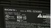 Picture of Sony 52" LCD TV Speaker: 182669611, 1-826-696-11, 1-826-476-11, KDL-52XBR5, KDL-52XBR4, KDL-52XBR2, KDL-46XBR2, KDL-46XBR3