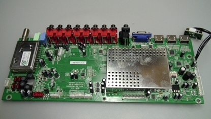 Picture of TI10143-6-002, 1.B.08.030000482, 20-ASUS816-15-0X, RT816_V5_20100325, RY100649, E232205, ELGFW551, ELEMENT 55 LCD TV MAIN BOARD