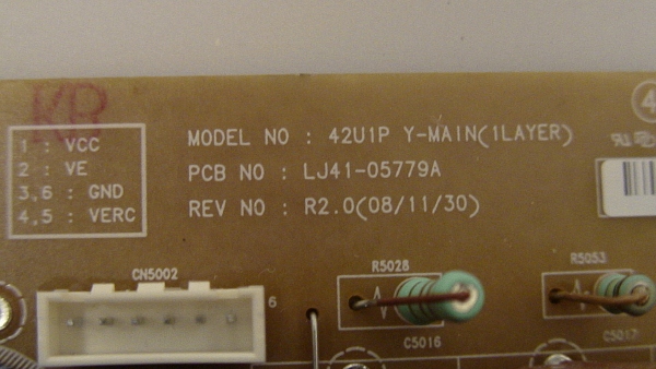 HDTV PARTS. BN96-09751A, LJ41-05779A, LJ92-01582A, NS-P42Q-10A ...