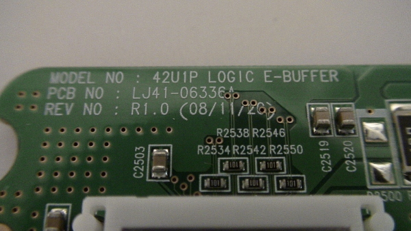 HDTV PARTS. BN96-09754A, LJ92-01641A, LJ41-06336A, NS-P42Q-10A ...