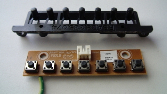 Picture of RSAG7.820.1141/ROH, CQC03001003024, 119717, SB5A04, RSAG8.335.074, TV KEY PAD FUNCION BOARD, ELEMENT TV KEY BOARD, ELPCFT501