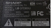 Picture of CPWBX3255TPZE, CPWBX3255TP, LVDS CABLE, LCD LVDS CABLE, SHARP LVDS CABLE, LC-37DB5U, IS-LCDTV32,VIZIO L32, LC-37D6U, NEB, L32VZ