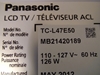 Picture of E129545, EUNSUNG, LC550EUD, VW-1 FT1/FT2, LC420EUE, PANASONIC LED TV RIBBON CABLE, LC420EUD, TC-L47E50, TC-L42E50, TC-L42ET5, 47LS4600, 47LS4600-UA, 47G2, 47G2-UG, TC-L47E50, TC-L55E50, NEB, T5T4