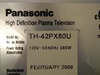Picture of TNPA4436S, TNPA4436, TNPA44361C2, E3330BM, TH-C42HD18, TH-42PX80UA, TH-42PX80U, TH-42PR11UK, TH-42PR11UH, TH-42PH11UK, NEB, 436P