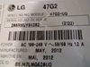 Picture of MGJ631885, MJH626183, TV STANDS, TV BASE, LG LED STANDS, LG BASE, 47G2, 47G2-UG, NEB