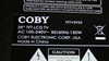 Picture of RC-057, OARC04G, TFTV3925, TFTV3925, TFTV1925, TFTV2225, TFTV4025, COBY 39 LCD TV REMOTE CONTROL, COBY LCD TV REMOTE