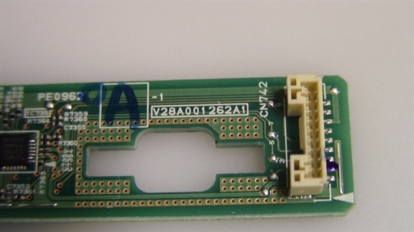 HDTV PARTS. V28A001262A1, V28A001264A0, DS-7209, TOSHIBA TOUCH KEY ...