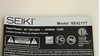 Picture of KY190, 25387, TV KEY PAD FUNCTION, SEIKI LED TV KEY BOARD, QTE5511F, SE421TT, QUANTUM VIEW KEY PAD FUNCTION