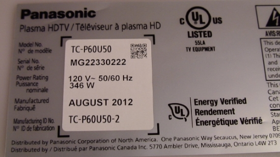 Carte SS PANASONIC TNPA5702 Pour TC-P60U50 Et TC-60PU54 - Neuve (déballée)