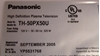 Picture of TNPA3219AB, TNPA3219AB-PA, TNPA3219, TNPA32191SU, CPTOH-0513, MX-50X3, P500550HM8, TH-50PX50U, TH-50PM50U, 50HP95, 50HPX95