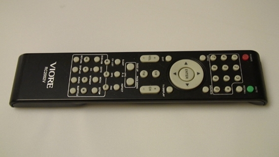 Picture of RC2002V, OARC04G, TV REMOTE, VIORE TV REMOTE, LCD19VH56, LCD2000VT, LCD22VH56, LCD26VH56, LCD26VH59, LCD32VH56, LC24VF75