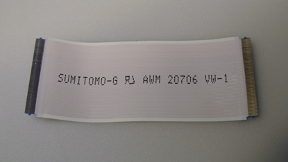 Picture of SUMITOMO-G, AWM20706 VW-1, TPT500J1-LE1, RIBBON CABLE, T CON RIBBON CABLE, E500I-A1, VIZIO 50 LED TV RIBBON CABLE