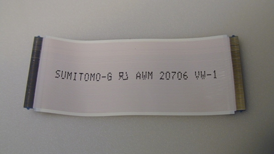 Picture of SUMITOMO-G, AWM20706 VW-1, TPT500J1-LE1, RIBBON CABLE, T CON RIBBON CABLE, E500I-A1, VIZIO 50 LED TV RIBBON CABLE