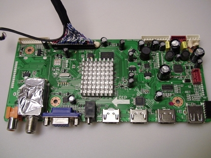Picture of 1E2E0032, T.RSC8.10A 11153, 899-M00-40N0, 899-M00-40N0, MS-1E198407, KB-6160, TI12145-VER1.63, POORD051950-TI12251, LK600D3LA38, LC-60E69U, SHARP 60 LED TV MAIN BOARD
