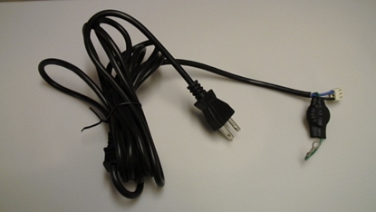 Picture of NQP0000000011 LC-60E69U SC601TS PN-E601, VR-6025Z LC-60LE452U SE65GY25 SE65JY25 SHARP 60 LCD TV POWER CORD WESTINGHOUSE LCD TV POWER CORD SEIKI LCD TV POWER CORD