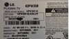 Picture of EBR68020003, EBR68020001, EAX62117401, E52483, 42PT350C, 42PT350C-UD, 42PT350UD, 42PW350, 42PW350-UE, Z42PT320-UC, 42PT350, LG 42 PLASMA TV XR BUFFER BOARD