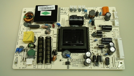Picture of MP022S-39DX1, E214852, DW39F1Y1-A, TW-75301-A039A, WESTINGHOUSE 39 LED TV POWER SUPPLY