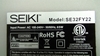 Picture of 35J0629, CVB32005, 35J0629, KB-5150, E123995, CQC03001005728, SE32FY22, SEIKI 32 LED TV POWER SUPPLY