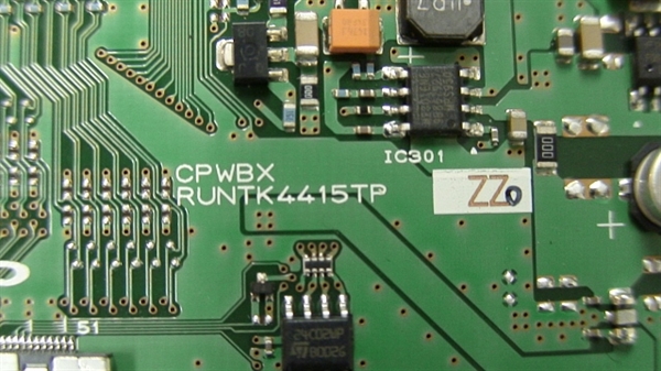 HDTV PARTS. RUNTK4415TPZZ, CPWBX4415TPZZ, RUNTK4415TP, CPWBX, ELEFT406 ...