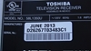 Picture of 75035341 461C6851L21 431C6851L21 SRM58T VTV-L58701 E89382 58L1350U TOSHIBA 58 LED TV MAIN BOARD TOSHIBA LED TV MAIN BOARD