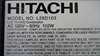 Picture of DS-1107A, H1723, CEH442B, L26D103, L26HD35D, CCVG-3270, TV KEY BOARD, HITACHI 26 LCD TV KEY PAD FUNCTION