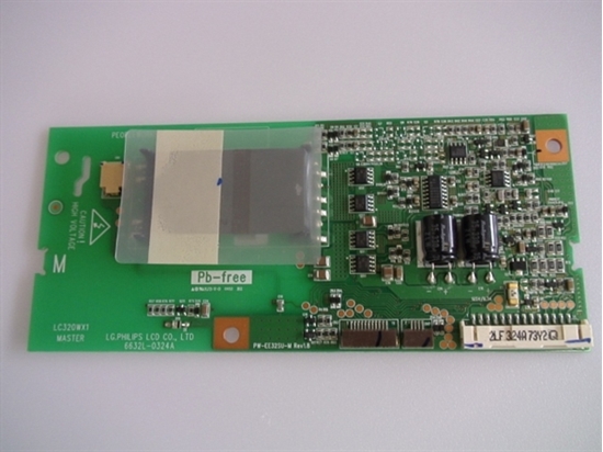 Picture of 6632L-0324A, PW-EE32SU-M, LC320WX1, 32LB9D, 32LB9D-UA, LG 32 LCD TV MASTER INVERTER BOARD