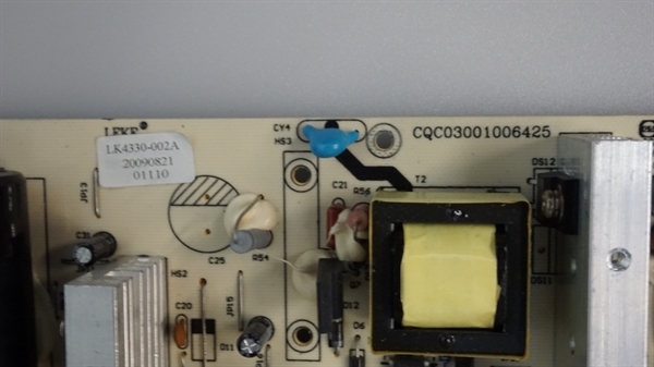 HDTV PARTS. LK4330-002A, CQC03001006425, E190219(C), LD4088, LD 4088 ...