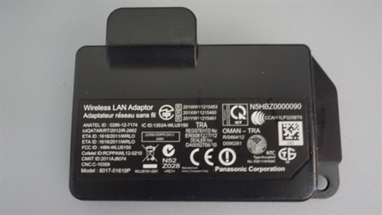 Picture of N5HBZ0000090, TC-L55ET5, TC-L42ET51, TC-L47ET51, TC-L55ET51, TC-L60E55, WIRELESS LAN USB, PANASONIC 55 LED TV WIRELESS LAN USB