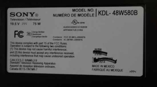 SONY BRAVIA KDL-42W706B KDL-40R483B LCD LED TV Power Supply Adapter UK
