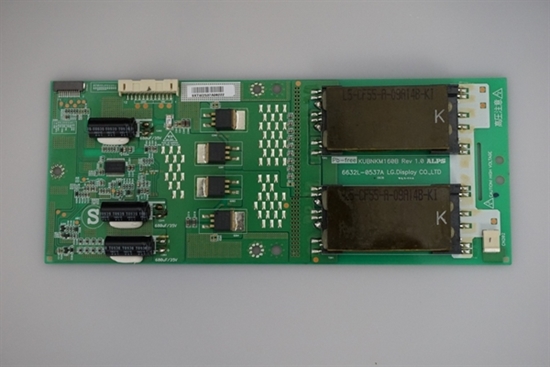 Picture of 6632L-0536A, VF550V, VIZIO VF550M, 55LH40-UA, 55LH400C-UA, LC55VFZ61, VF550X1AJ, VF550XVT1A, VIZIO 55 LCD TV SLAVE INVERTER BOARD