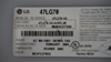 Picture of AGF67965201, AGF67970801, CRB30433101, LA86D, EAX55177902(0), 47LG70, 47LG70-UG, 47LG70-UG.AUSPLJM, LG 47 LCD TV MAIN BOARD, LG LCD TV MAIN PCB