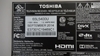Picture of 75039437, NBX5100210I, 65L5400U, 65L5400UB, TOSHIBA 65 LED TV LVDS CABLE, TOSHIBA LED TV LVDS CABLE