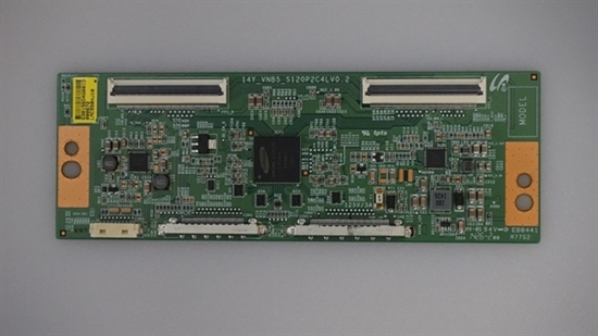 Picture of LJ94-30156D, 14Y_VNB5_S120P2C4LV0.2, Q30156D, LED55G55R120Q, 4531-LE55G55-F2, RCA 55 LED TV TCON BOARD