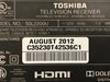 Picture of V500H1-LD1-TLDC6, CEM-1-97, NLI38000025J2D, 50L2200U, TOSHIBA 50 LED TV BACK LIGHT, TOSHIBA LED TV BACK LIGHT