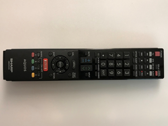Picture of RRMCGB004WJSA, GB004WJSA, LC-52LE640U, LC-60C6400U, LC-60LE640U, LC-70C6400U, LC-70LE640U, LC-80LE633U, SHARP LED TV REMOTE