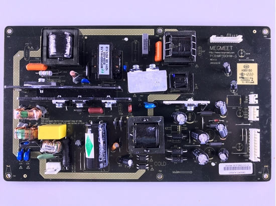 Picture of Coby 39" LCD TV Power Supply Board: MIP390HW-G, PCM:MIP390HW-G, KB5150, ZL-03A, MIP390HW-L15, MIP390HW-G3BS0032114 , TFTV3925